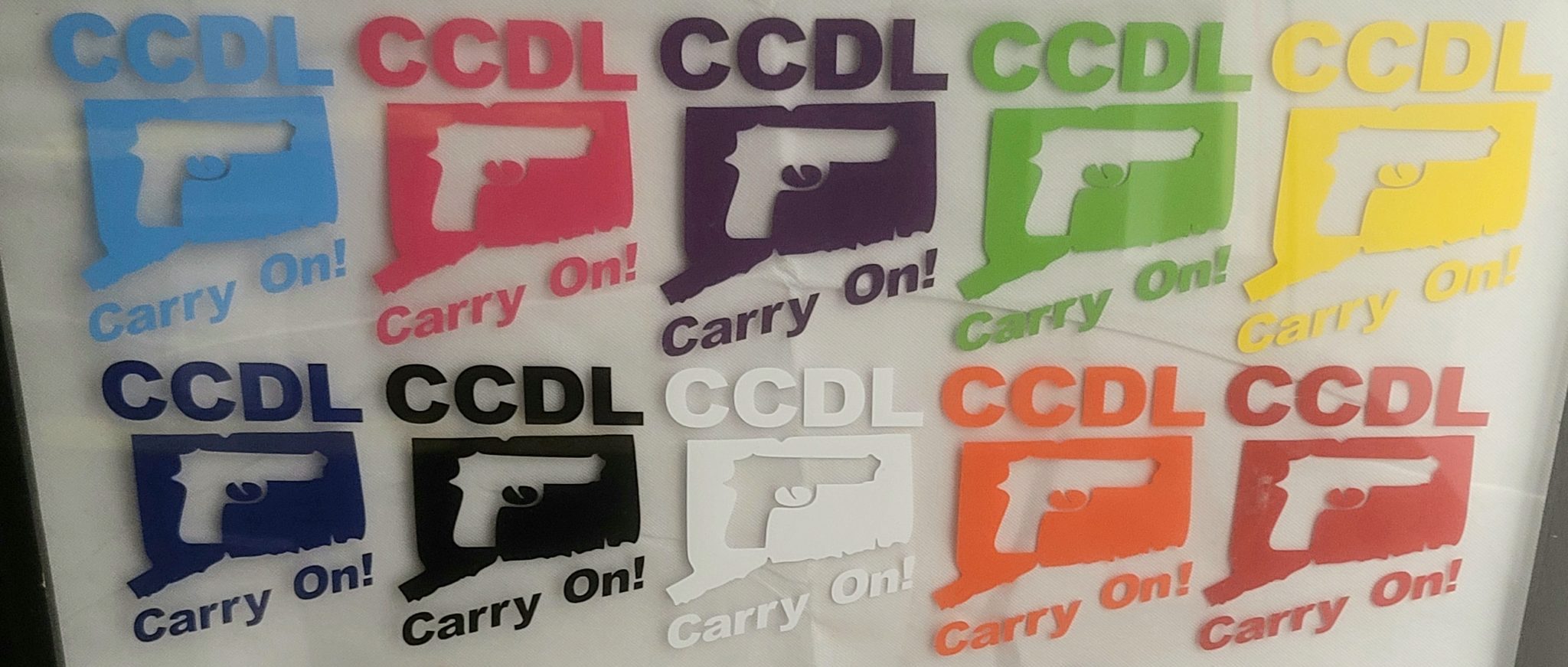 CCDL Vinyl Cut Decals (2 Pack)