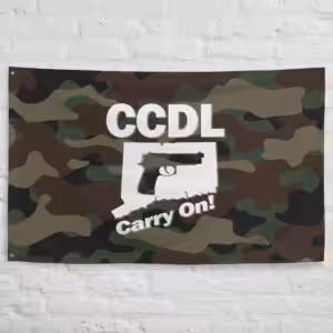 "Woodland Camo" Flag