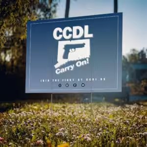 Old Glory Blue Lawn Sign