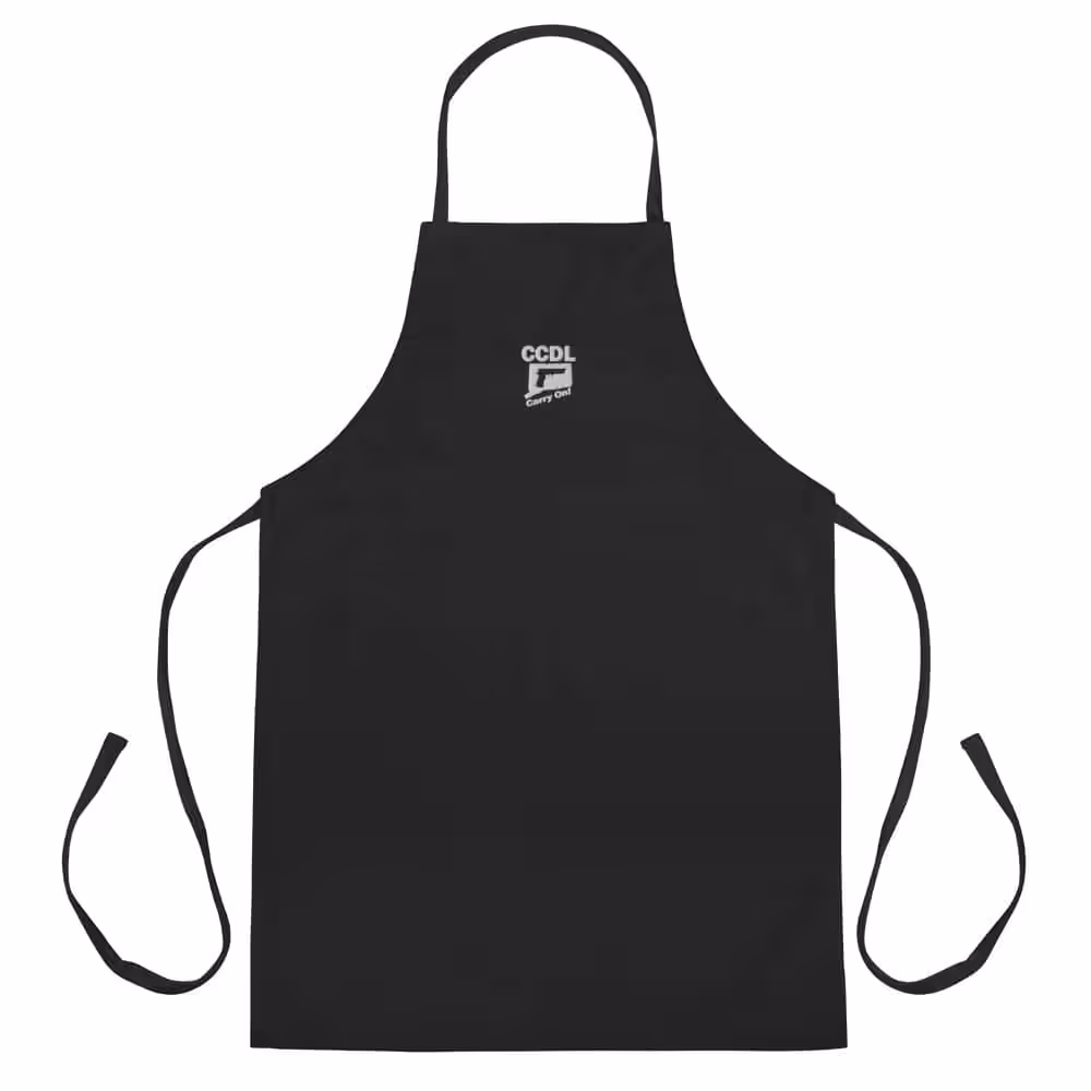 "Embroidered Minimalist" Apron