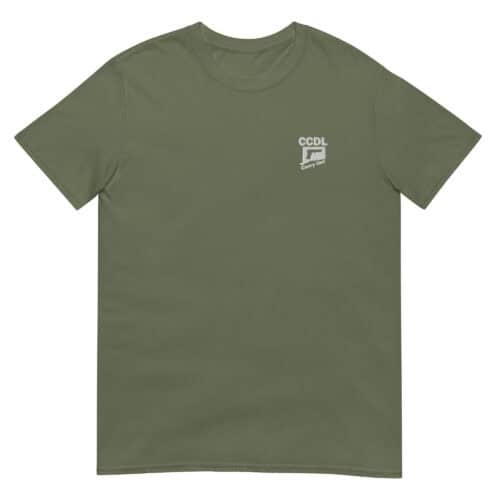 "Embroidered Minimalist" Unisex Soft Tee - Image 5