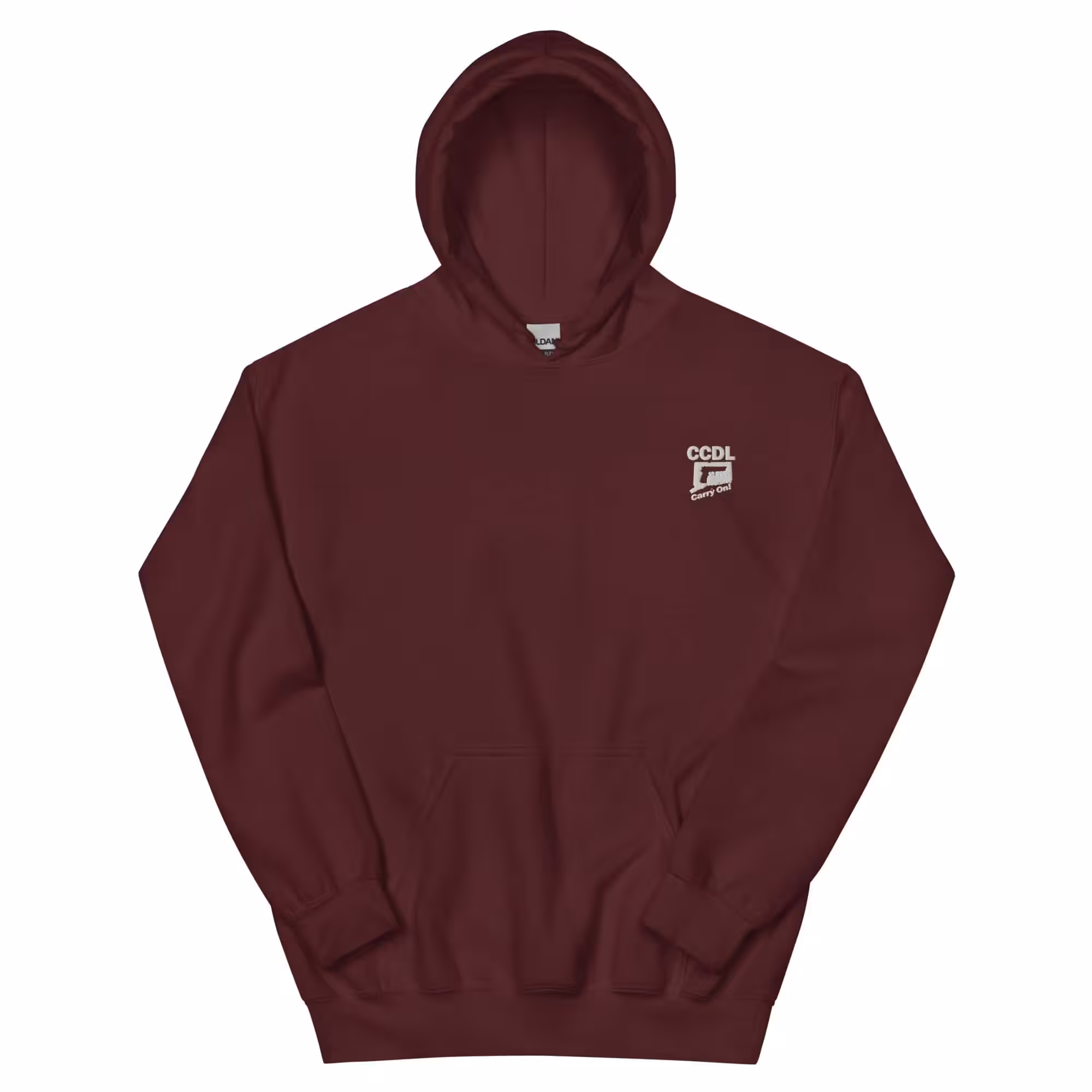 "Embroidered Minimalist" Unisex Hoodie - Image 3