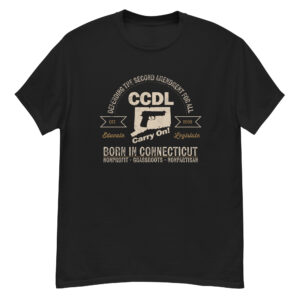 "Born in Connecticut" Retro Unisex classic tee