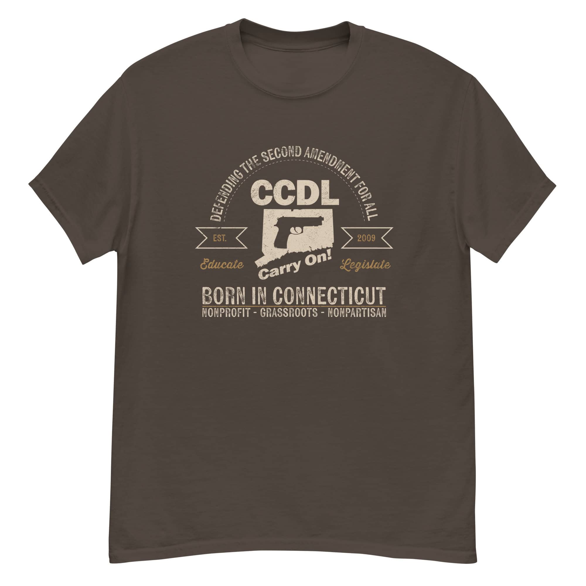 "Born in Connecticut" Retro Unisex classic tee - Image 6