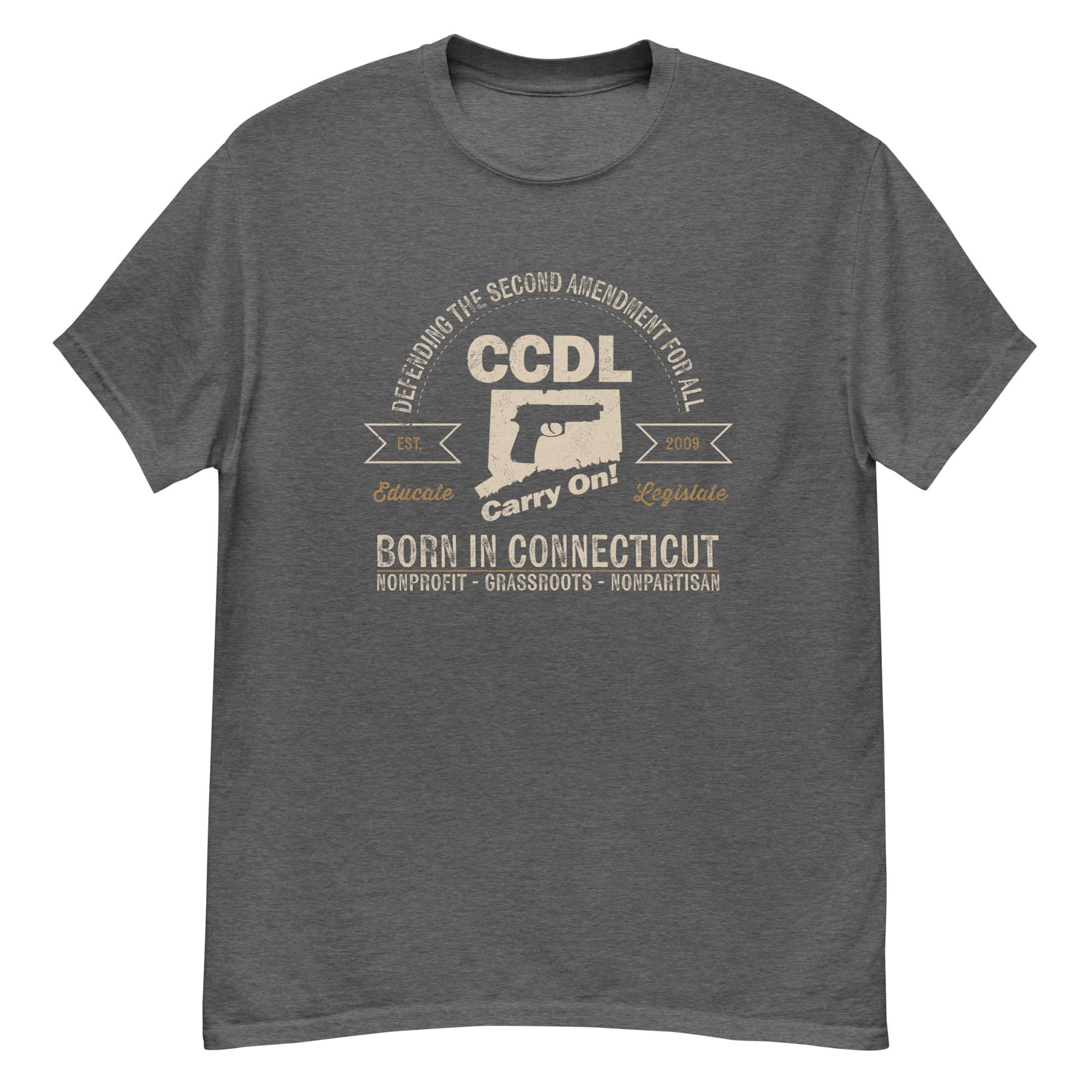 "Born in Connecticut" Retro Unisex classic tee - Image 7