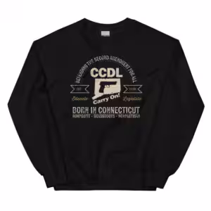 "Born in Connecticut" Retro Unisex Crewneck Sweatshirt