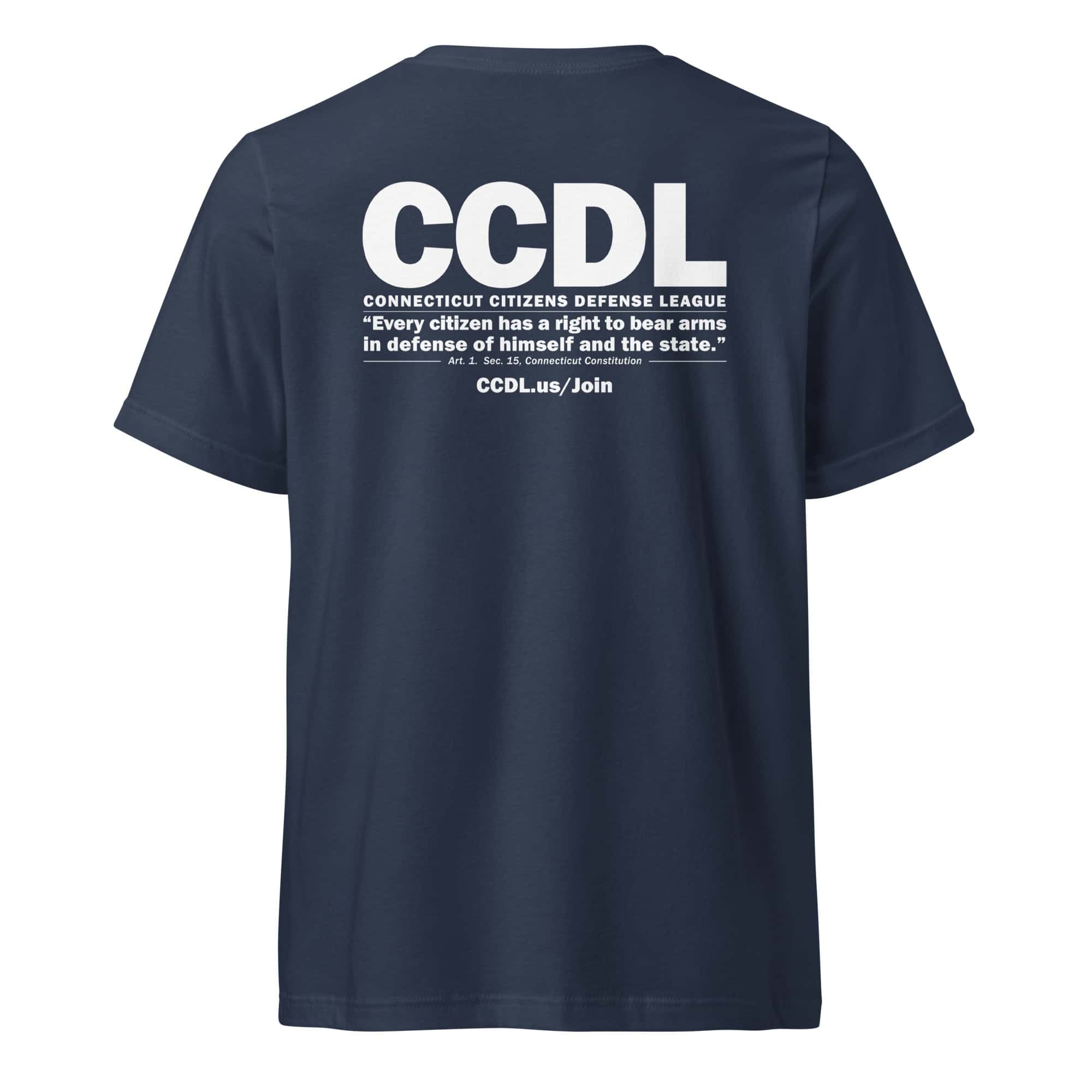 "CCDL Classic" Unisex V-Neck Tee - Image 4